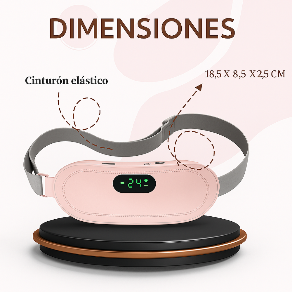 Cinturón Térmico Menstrual - ¡EL MEJOR ALIADO PARA TU CICLO MENSTRUAL! 🌸