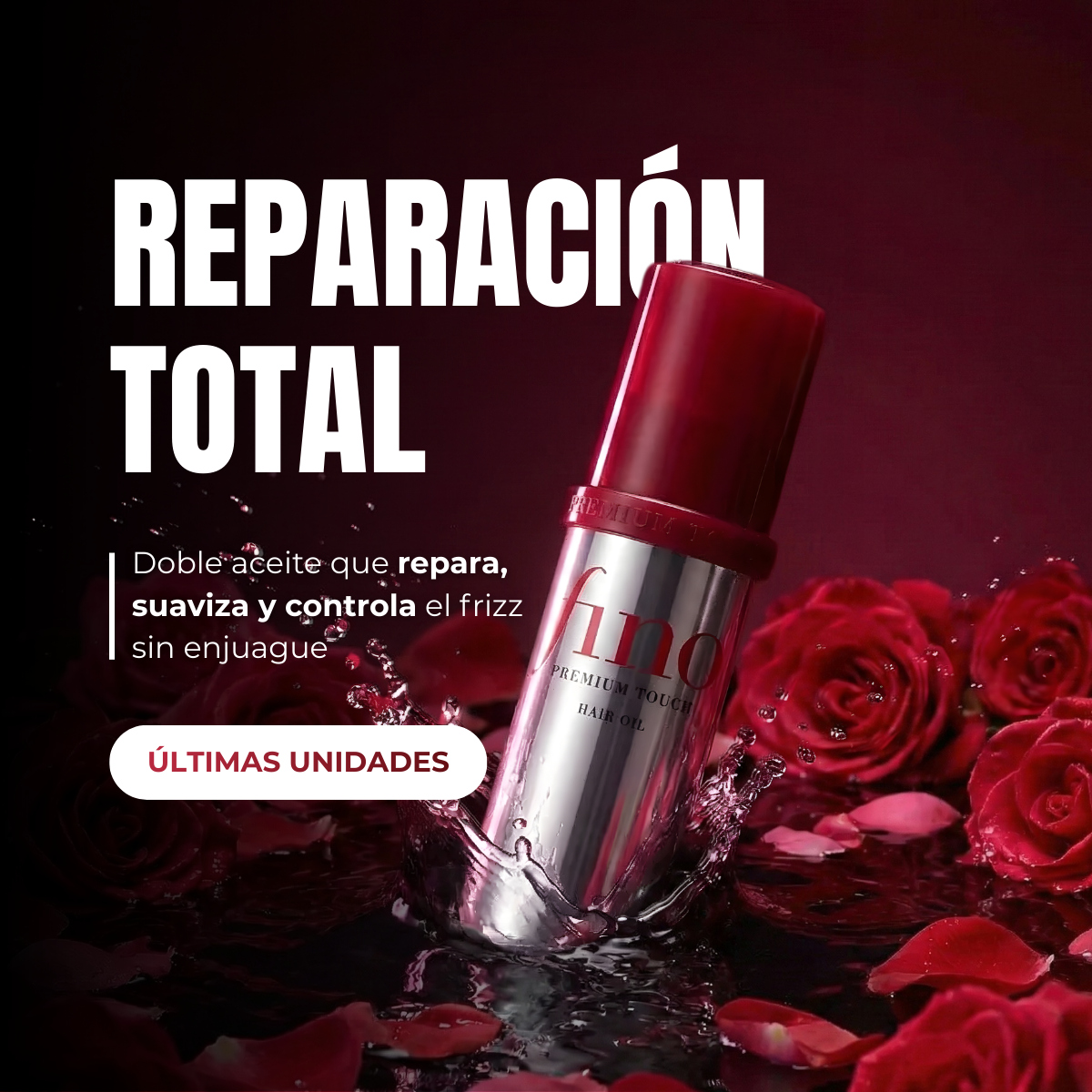 Aceite Capilar Fino - LUCE UN CABELLO RADIANTE EN SEGUNDOS 😍50% DE DESCUENTO😍