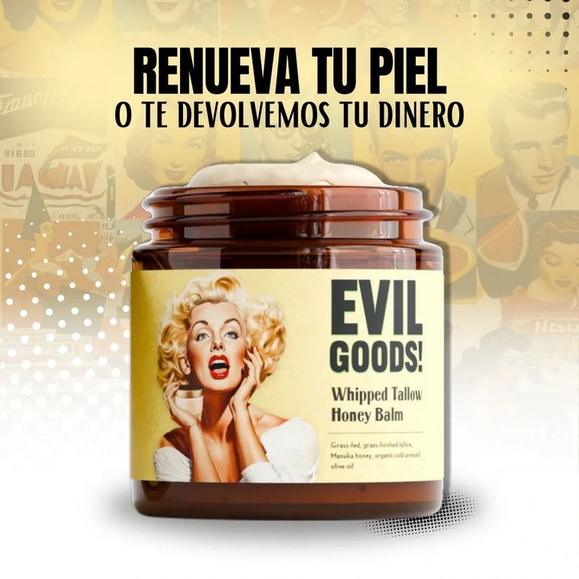 Evil Goods® - Crema de Sebo de Res y Miel 😱PRODUCTO EN TENDENCIA😱